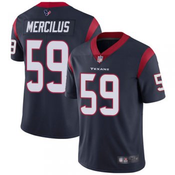 Youth Texans #59 Whitney Mercilus Navy Blue Team Color Youth Stitched Football Vapor Untouchable Limited Jersey