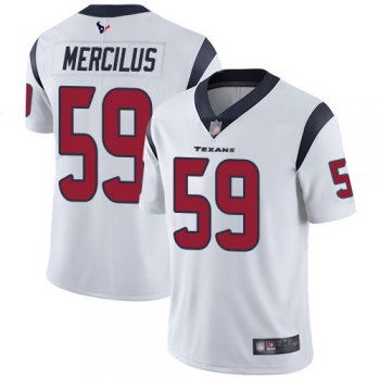 Youth Texans #59 Whitney Mercilus White Youth Stitched Football Vapor Untouchable Limited Jersey