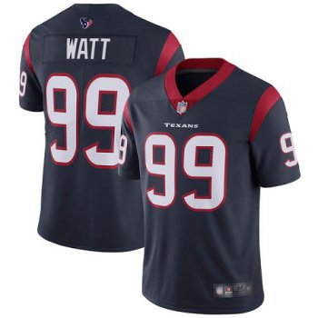 Youth Texans #99 J.J. Watt Navy Blue Team Color Youth Stitched Football Vapor Untouchable Limited Jersey