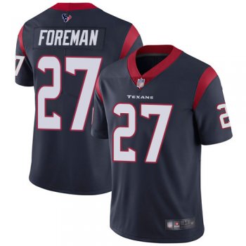 Youth Texans #27 D'Onta Foreman Navy Blue Team Color Youth Stitched Football Vapor Untouchable Limited Jersey