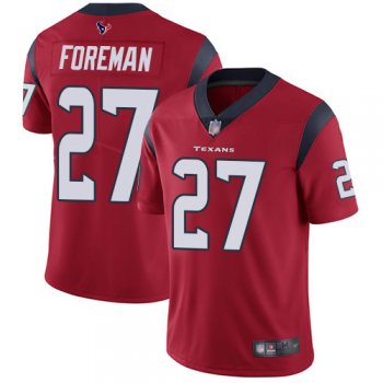 Youth Texans #27 D'Onta Foreman Red Alternate Youth Stitched Football Vapor Untouchable Limited Jersey