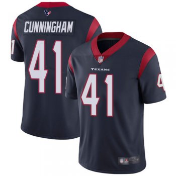 Youth Texans #41 Zach Cunningham Navy Blue Team Color Youth Stitched Football Vapor Untouchable Limited Jersey