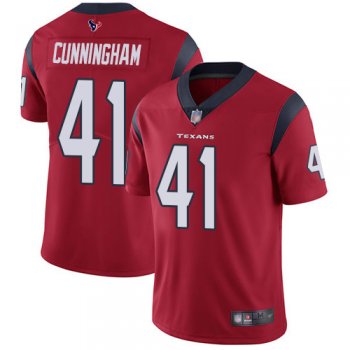 Youth Texans #41 Zach Cunningham Red Alternate Youth Stitched Football Vapor Untouchable Limited Jersey