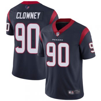 Youth Texans #90 Jadeveon Clowney Navy Blue Team Color Youth Stitched Football Vapor Untouchable Limited Jersey