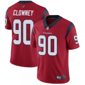 Youth Texans #90 Jadeveon Clowney Red Alternate Youth Stitched Football Vapor Untouchable Limited Jersey