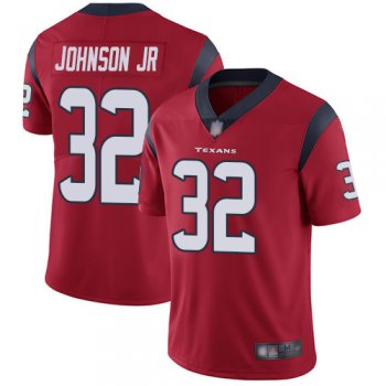 Youth Texans #32 Lonnie Johnson Jr. Red Alternate Youth Stitched Football Vapor Untouchable Limited Jersey