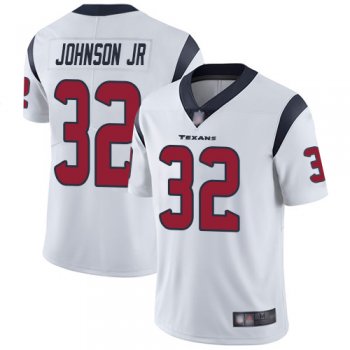 Youth Texans #32 Lonnie Johnson Jr. White Youth Stitched Football Vapor Untouchable Limited Jersey