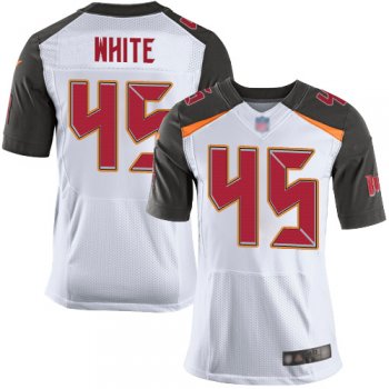 Buccaneers #41 Devin White White Men's Stitched Football New Elite Jersey