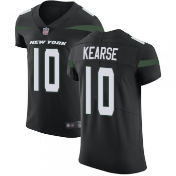 Nike Jets #10 Jermaine Kearse Black Alternate Men's Stitched NFL Vapor Untouchable Elite Jersey