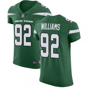 Nike Jets #92 Leonard Williams Green Team Color Men's Stitched NFL Vapor Untouchable Elite Jersey