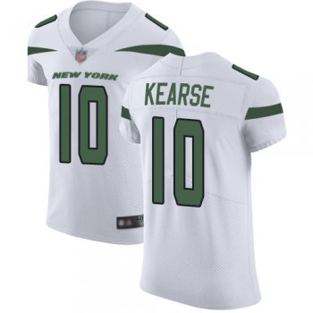 Nike Jets #10 Jermaine Kearse White Men's Stitched NFL Vapor Untouchable Elite Jersey