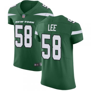 Nike Jets #58 Darron Lee Green Team Color Men's Stitched NFL Vapor Untouchable Elite Jersey