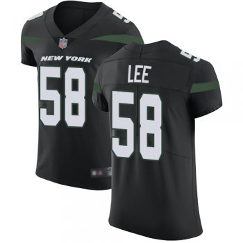 Nike Jets #58 Darron Lee Black Alternate Men's Stitched NFL Vapor Untouchable Elite Jersey