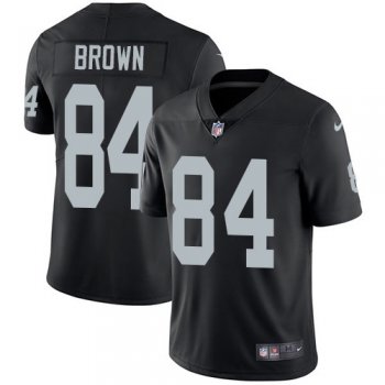 Nike Raiders #84 Antonio Brown Black Team Color Men's Stitched NFL Vapor Untouchable Limited Jersey