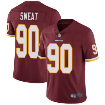 Redskins #90 Montez Sweat Burgundy Red Team Color Men's Stitched Football Vapor Untouchable Limited Jersey