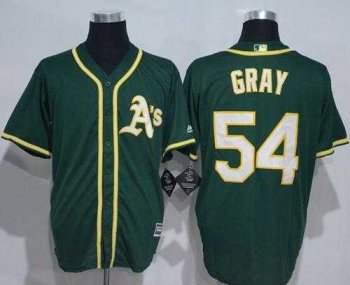 Oakland Athletics #54 Sonny Gray Green New Cool Base Stitched MLB Jersey