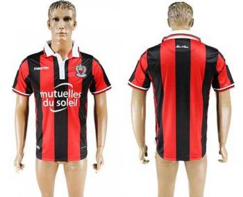 OGC Nice Blank Home Soccer Club Jersey