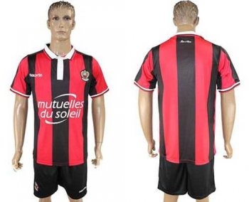 OGC Nice Blank Home Soccer Club Jersey