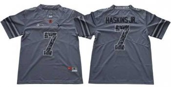 Ohio State Buckeyes #7 Dwayne Haskins Jr Gray New Alternate Legend Limited Stitched NCAA