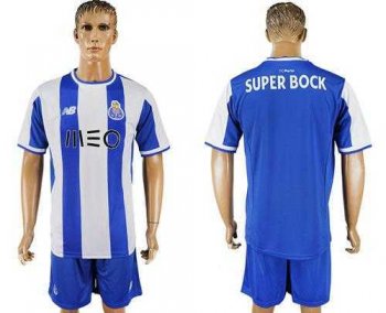 Oporto Blank Home Soccer Club Jersey