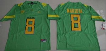 Oregon Ducks #8 Marcus Mariota Green Limited Stitched NCAA Jersey