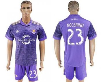 Orlando City SC #23 Nocerino Home Soccer Club Jersey