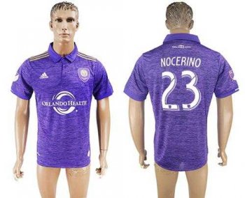 Orlando City SC #23 Nocerino Home Soccer Club Jersey