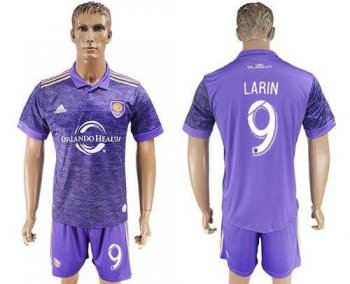 Orlando City SC #9 Larin Home Soccer Club Jersey