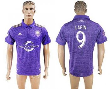 Orlando City SC #9 Larin Home Soccer Club Jersey