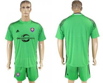 Orlando City SC Blank Green Goalkeeper Soccer Club Jersey