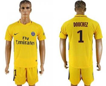 Paris Saint-Germain #1 Douchez Away Soccer Club Jersey