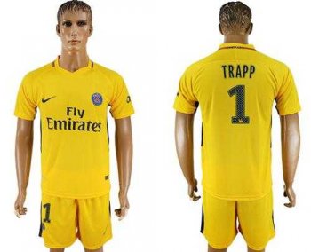 Paris Saint-Germain #1 Trapp Away Soccer Club Jersey