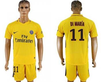 Paris Saint-Germain #11 Di Maria Away Soccer Club Jersey