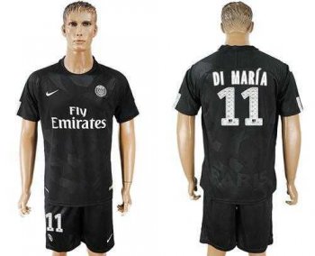 Paris Saint-Germain #11 Di Maria Sec Away Soccer Club Jersey