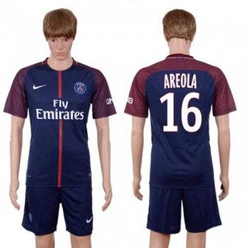 Paris Saint-Germain #16 Areola Home Soccer Club Jersey