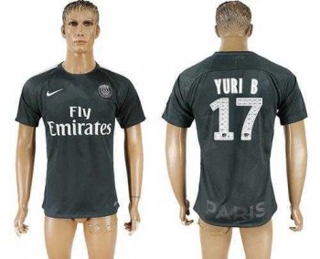 Paris Saint-Germain #17 Yuri B Sec Away Soccer Club Jersey