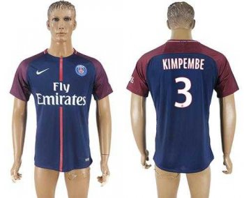 Paris Saint-Germain #3 Kimpembe Home Soccer Club Jersey