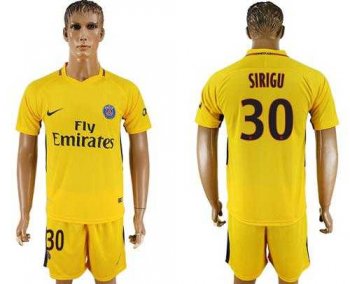 Paris Saint-Germain #30 Sirigu Away Soccer Club Jersey