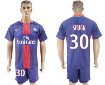 Paris Saint-Germain #30 Sirigu Home Soccer Club Jersey