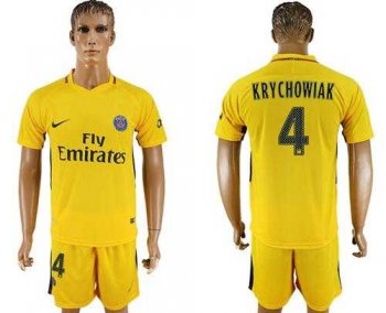 Paris Saint-Germain #4 Krychowiak Away Soccer Club Jersey