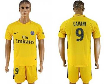 Paris Saint-Germain #9 Cavani Away Soccer Club Jersey