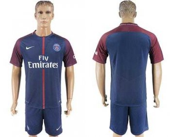 Paris Saint-Germain Blank Home Soccer Club Jersey