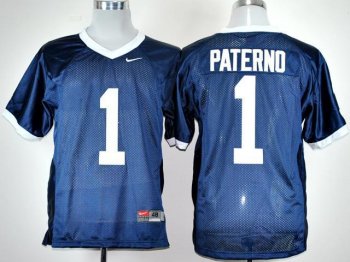 Penn State Natty Lions 1# Joe Paterno Navy Blue Coach College Football NCAA Jerseys