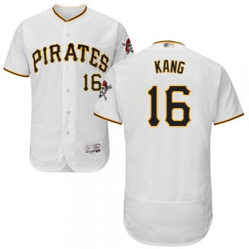 Pirates #16 Jung-ho Kang White Flexbase Authentic Collection Stitched Baseball Jersey