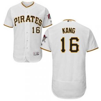 Pittsburgh Pirates #16 Jung-ho Kang White Flexbase Authentic Collection Stitched MLB Jersey