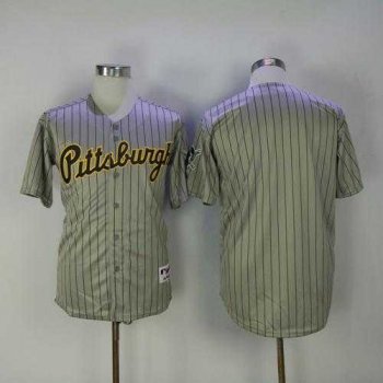 Pittsburgh Pirates Blank Grey Strip 1997 Turn Back The Clock Stitched MLB Jersey