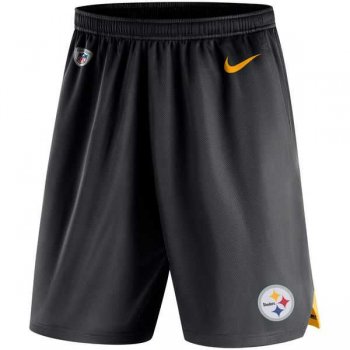 Pittsburgh Steelers Nike Knit Performance Shorts - Black