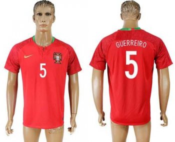 Portugal #5 Guerreiro Home Soccer Country Jersey