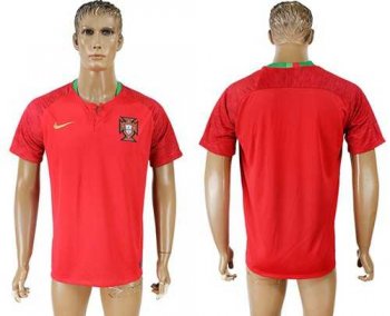 Portugal Blank Home Soccer Country Jersey