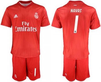 Real Madrid #1 Navas Third Soccer Club Jersey